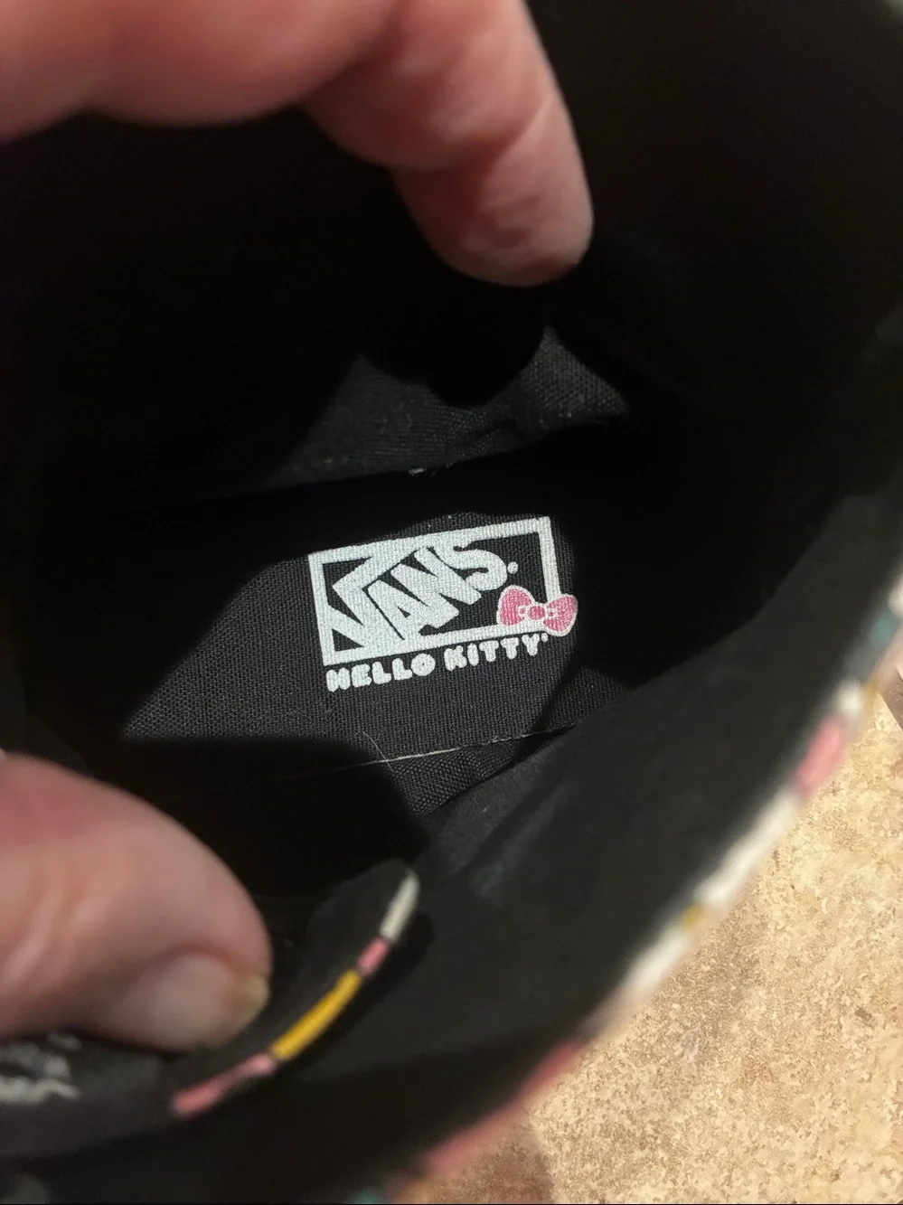 Vans Hello Kitty Pink Multi-Color High-Top Sneakers